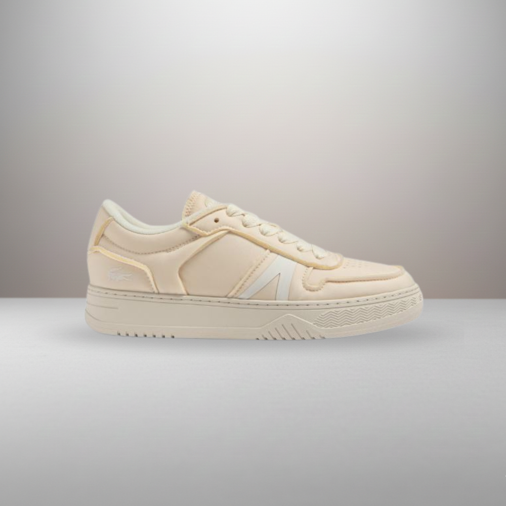 Zapatillas Lacoste L001 Crafted crema talla 40 vista lateral exterior