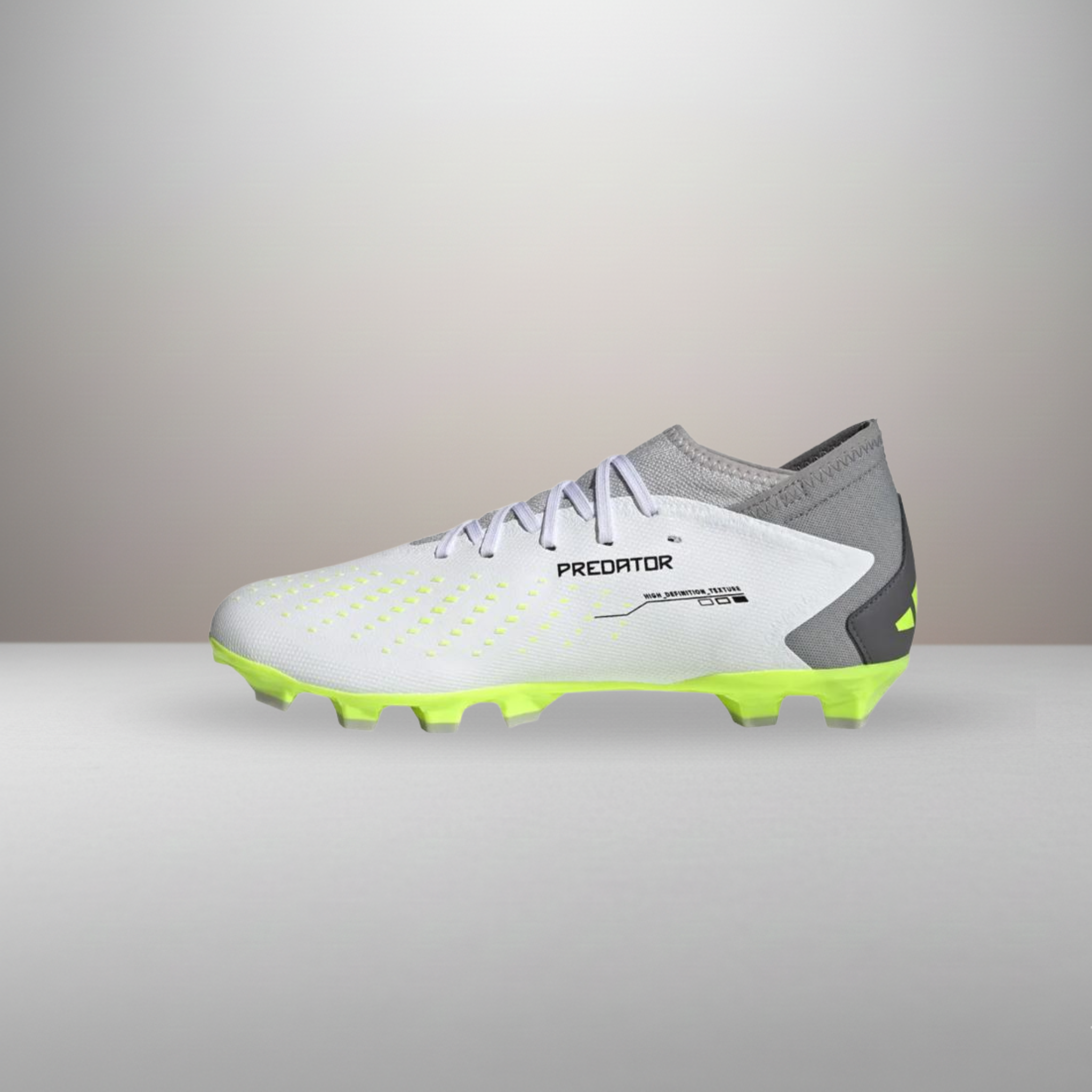Zapatillas Adidas Predator Accuracy.3 MG blanco y verde talla 43 1/3 vista lateral interior