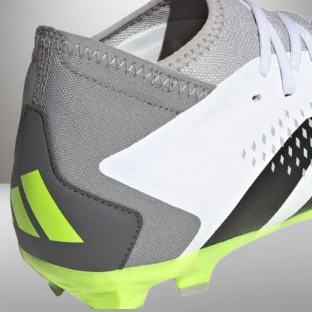 Zapatillas Adidas Predator Accuracy.3 MG blanco y verde talla 43 1/3 vista trasera del talón