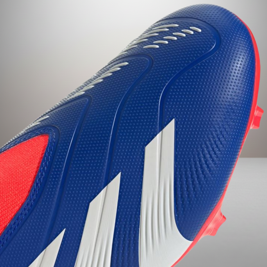 Zapatillas Adidas Predator League Laceless azul talla 44 vista delantera de la puntera