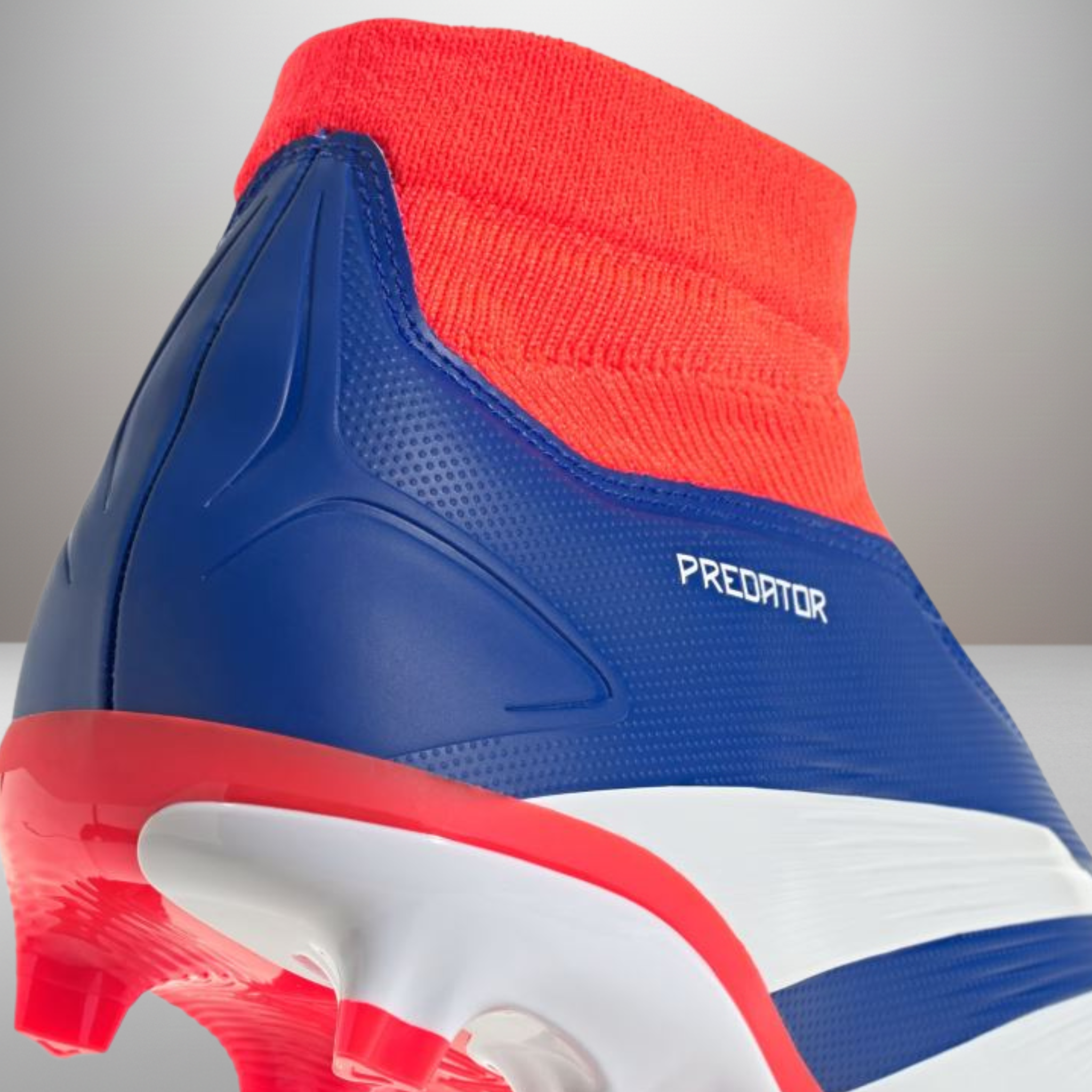 Zapatillas Adidas Predator League Laceless azul talla 44 vista trasera del talón