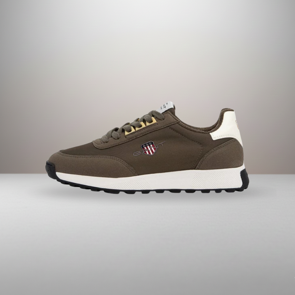 Zapatillas Gant Garold caqui talla 41 vista lateral exterior de estilo casual premium