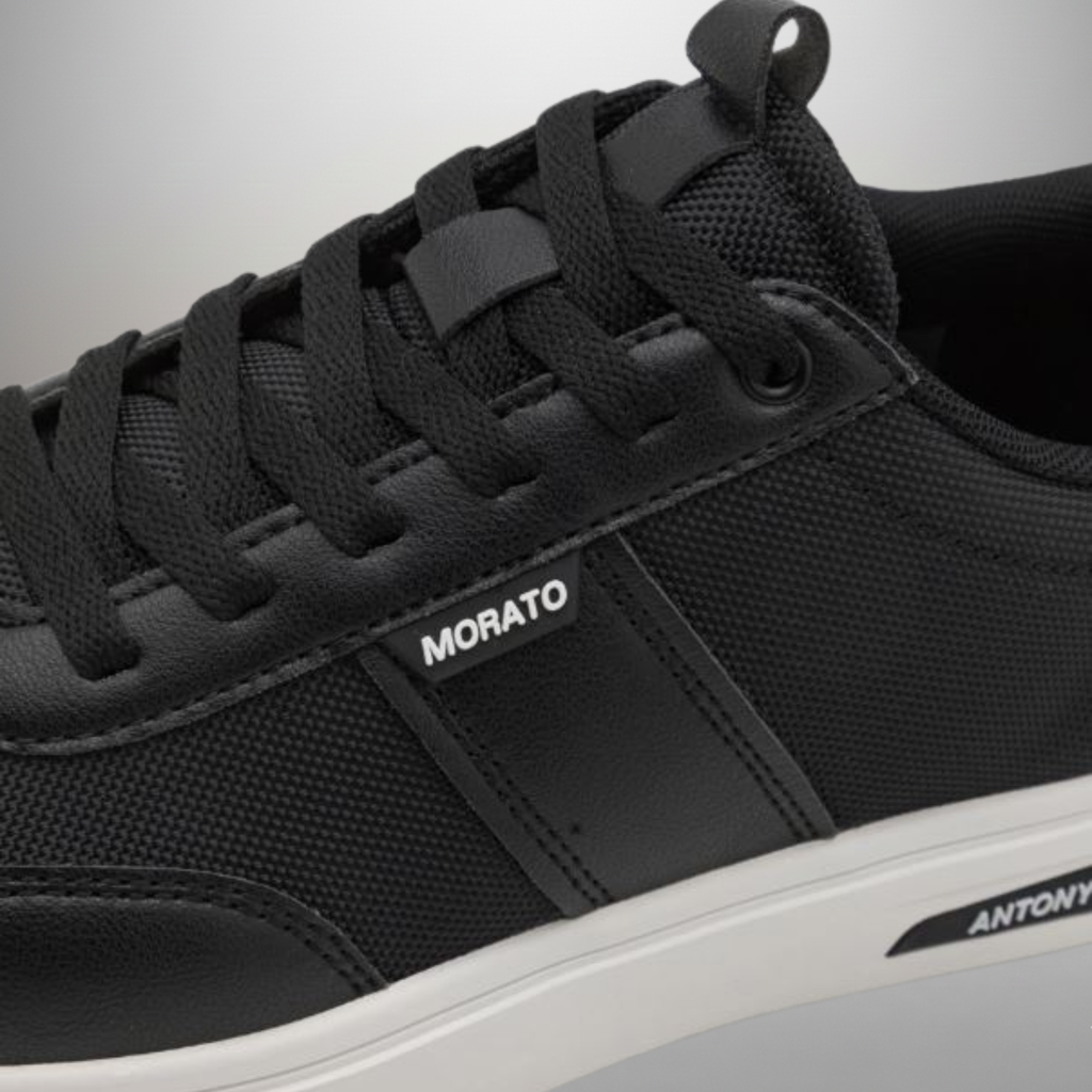 Zapatillas Antony Morato Dermot negro talla 45 detalle del logo y materiales