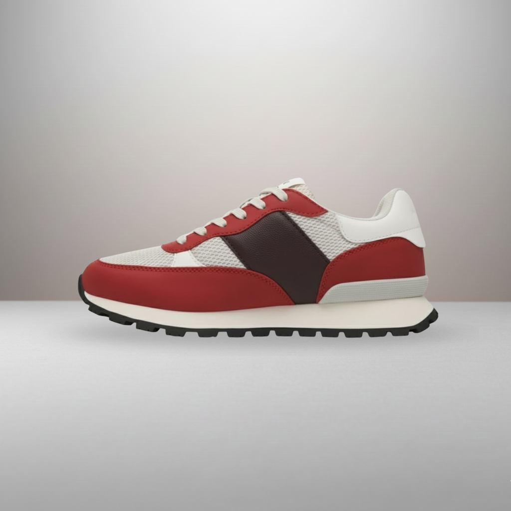 Zapatillas Armani Exchange granate talla 44 vista lateral interior