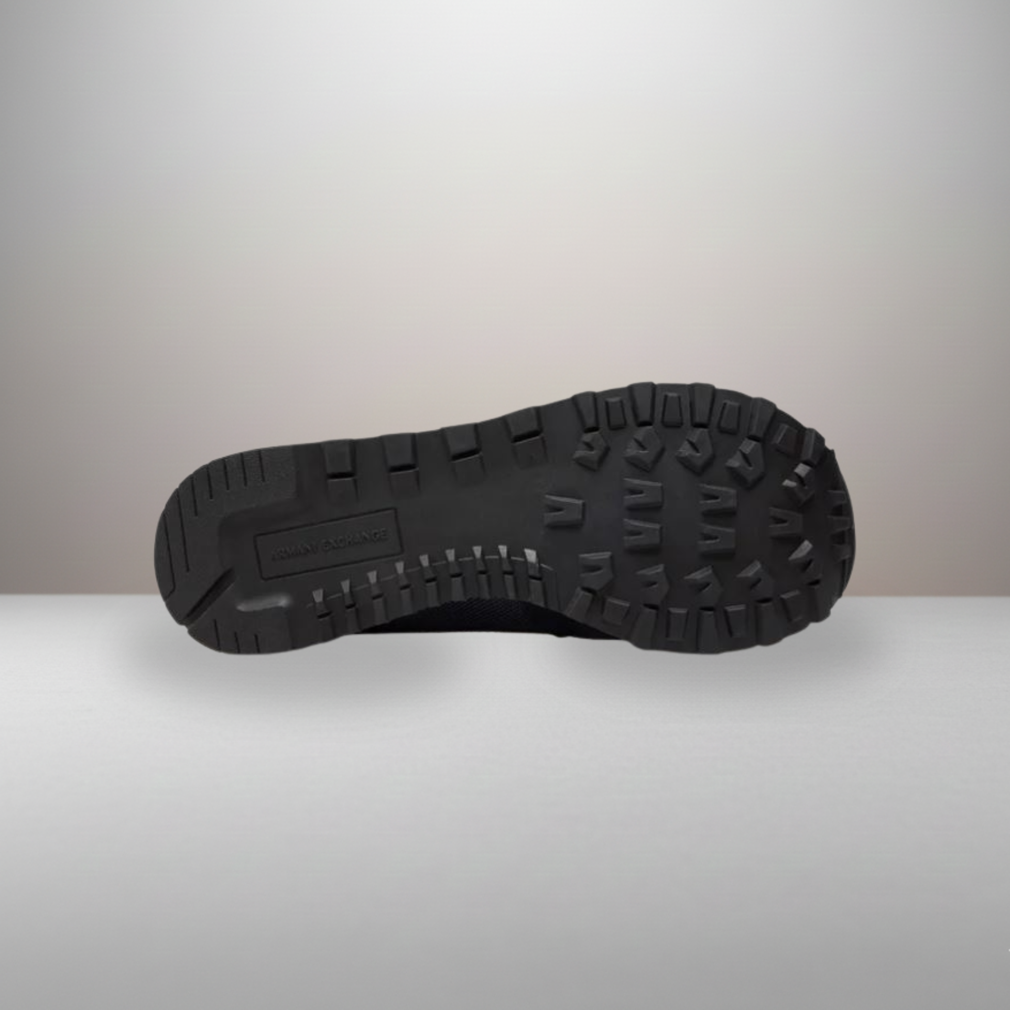 Zapatillas Armani Exchange Lace Up azul marino talla 41 detalle de la suela de goma antideslizante