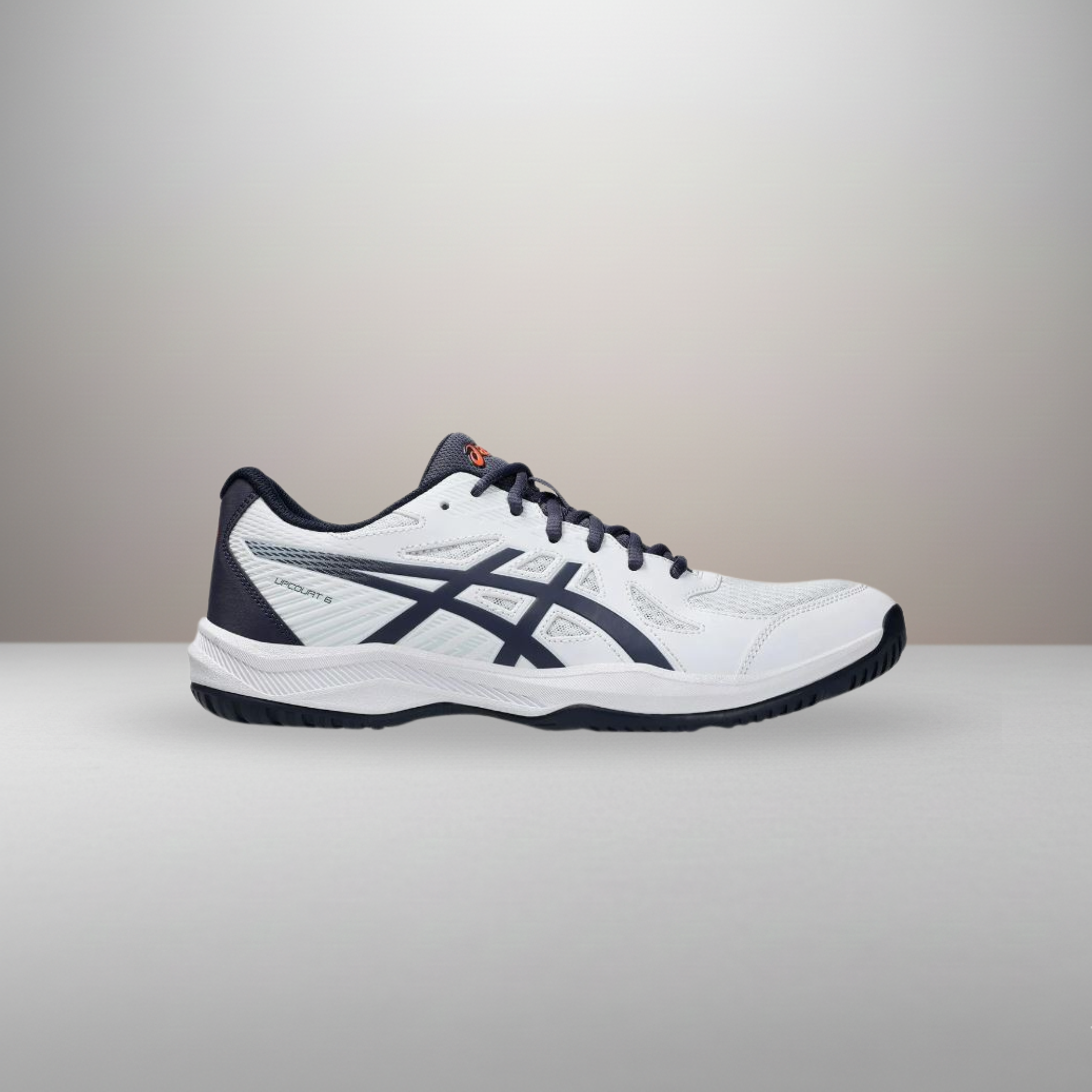 Zapatillas Asics Upcourt 6 blanco talla 44.5 vista lateral exterior