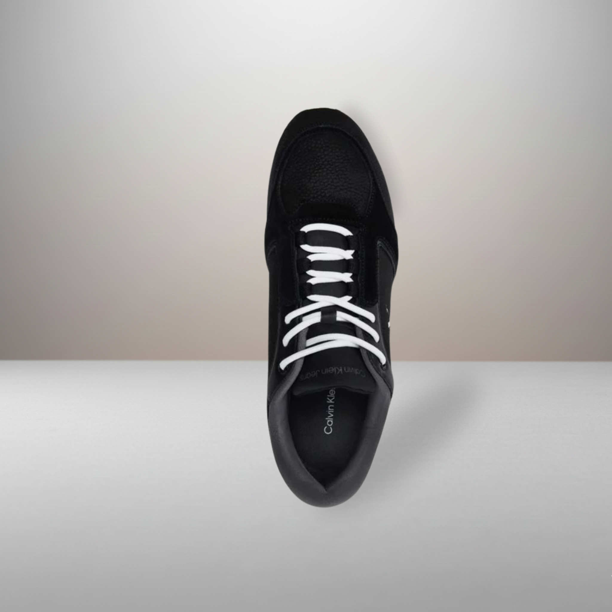 Zapatillas Calvin Klein Runner negro talla 45 vista superior