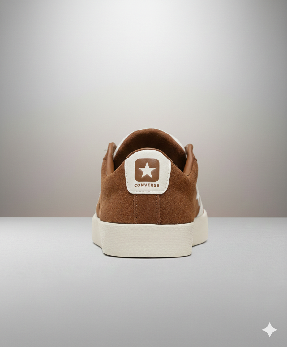 Zapatillas Converse PL Vulc Pro marrón talla 42 vista trasera del talón