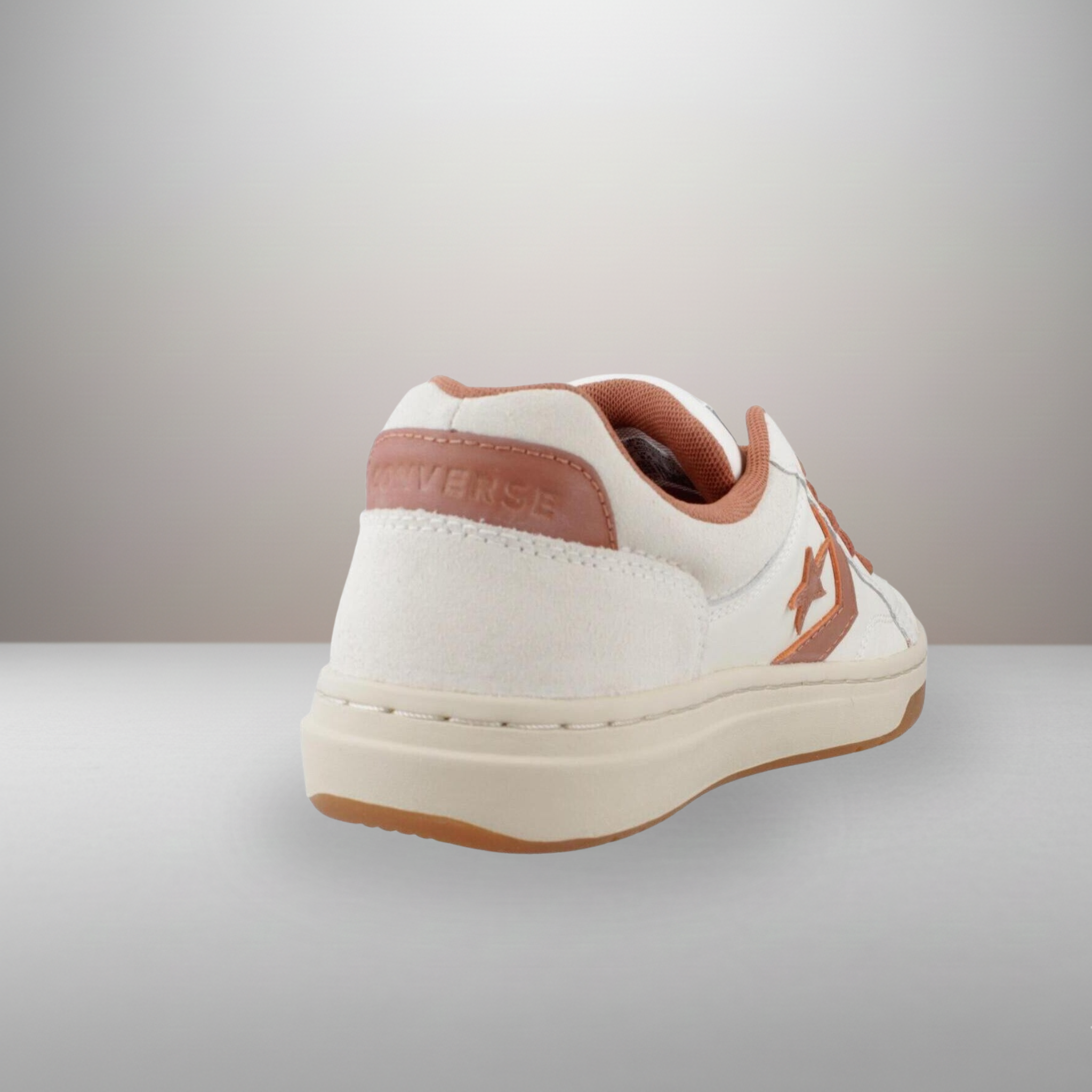 Zapatillas Converse Pro Blaze Classic Leather & Suede blanco talla 42.5 vista trasera del talón acolchado