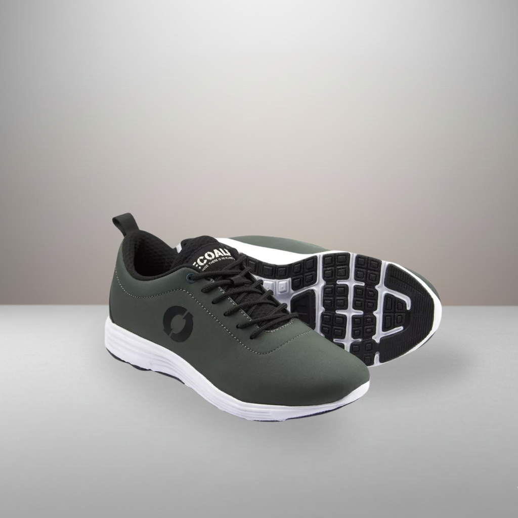 Zapatillas Ecoalf Oregonalf caqui talla 42 detalle del logo y materiales