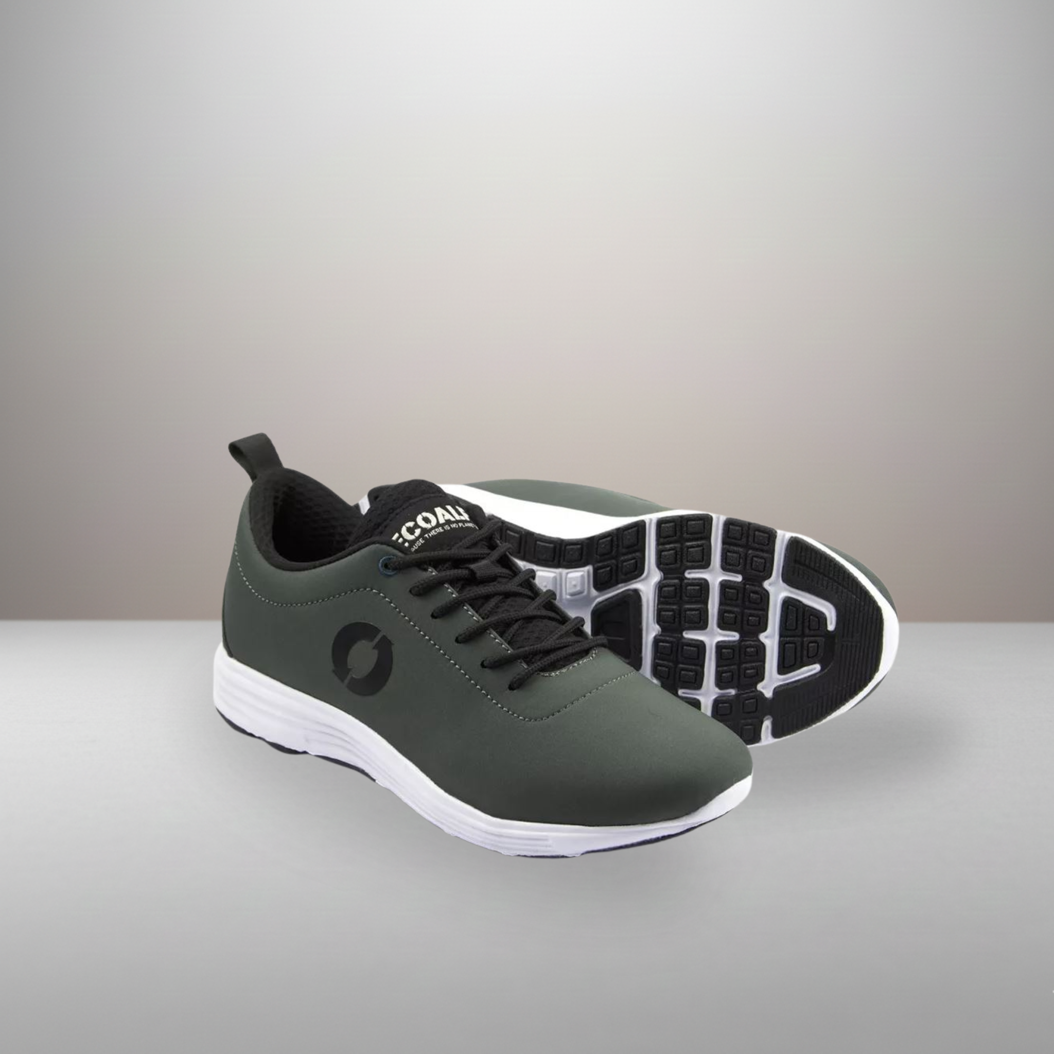 Zapatillas Ecoalf Oregonalf caqui talla 42 detalle del logo y materiales