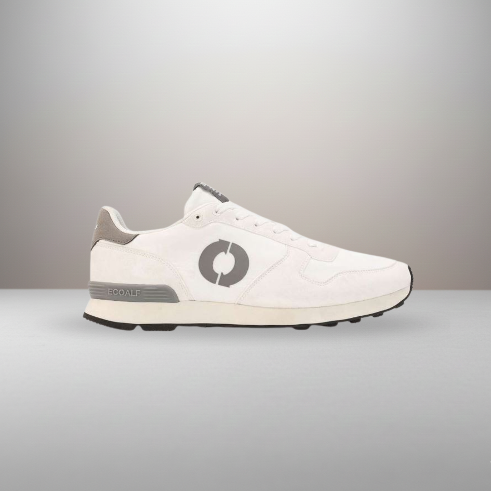 Zapatillas Ecoalf UCLA blanco/crema talla 45 vista lateral exterior