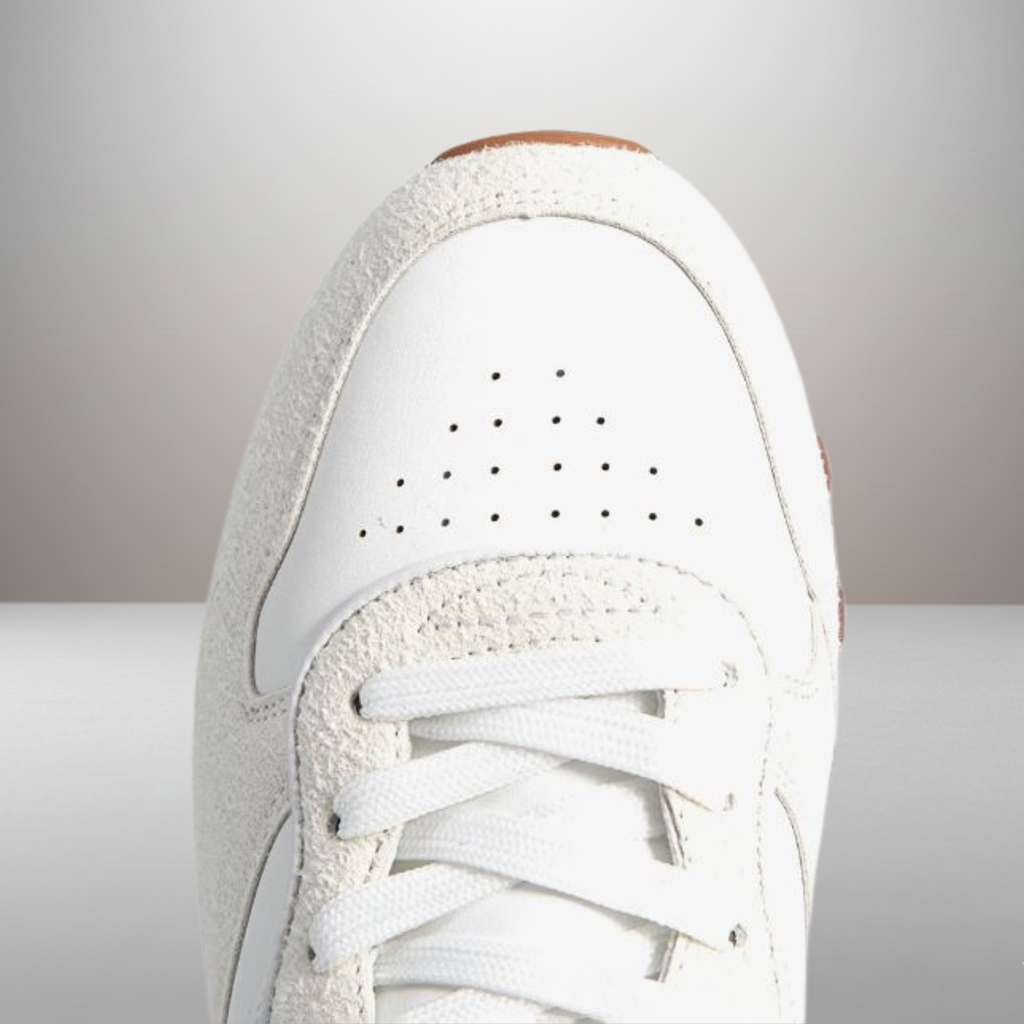 Zapatillas Ellesse blanco y granate talla 42 vista delantera de la puntera