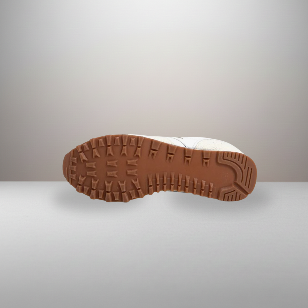 Zapatillas Ellesse blanco y granate talla 42 detalle de la suela