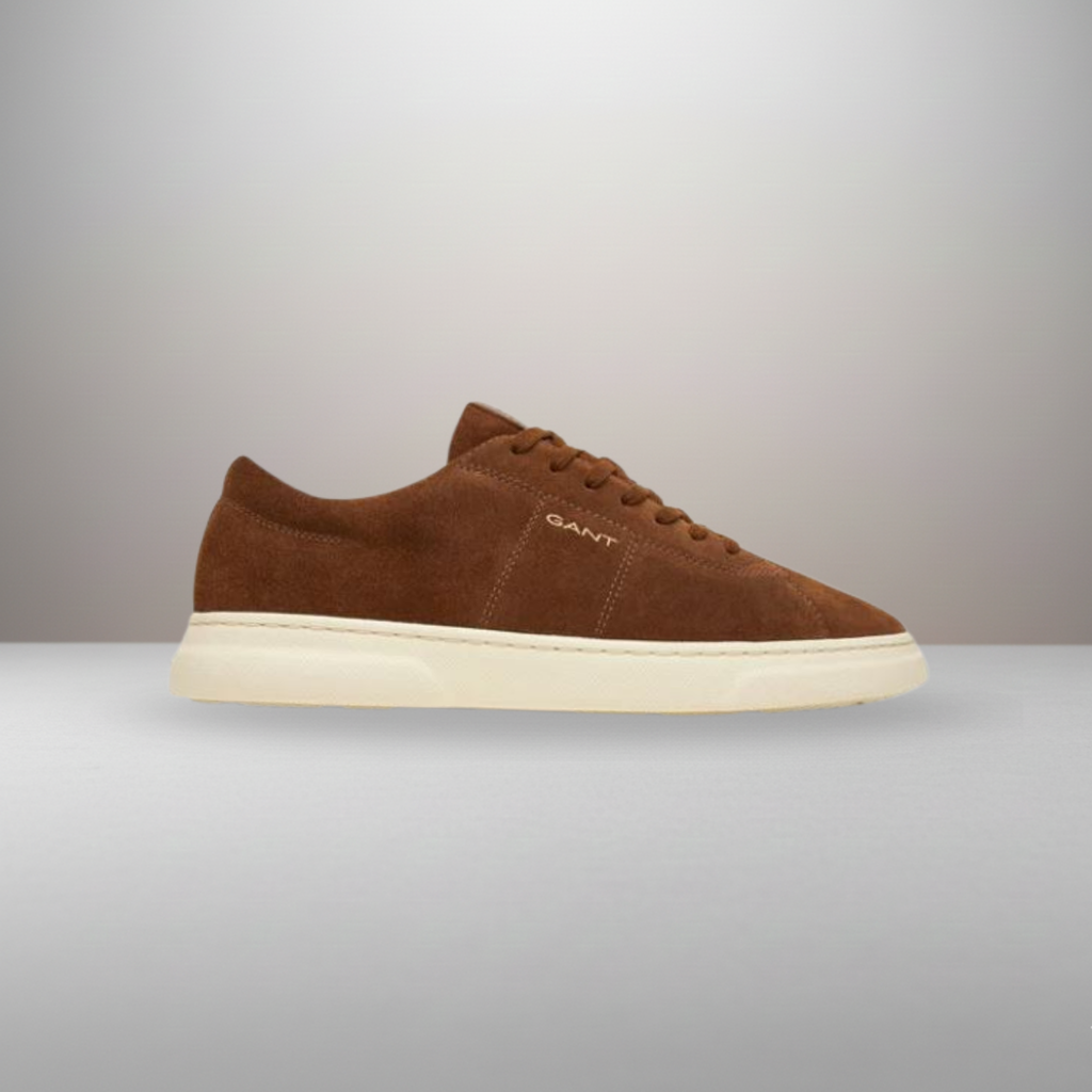 Zapatillas Gant Joree marrón talla 43 vista lateral exterior en piel/ante