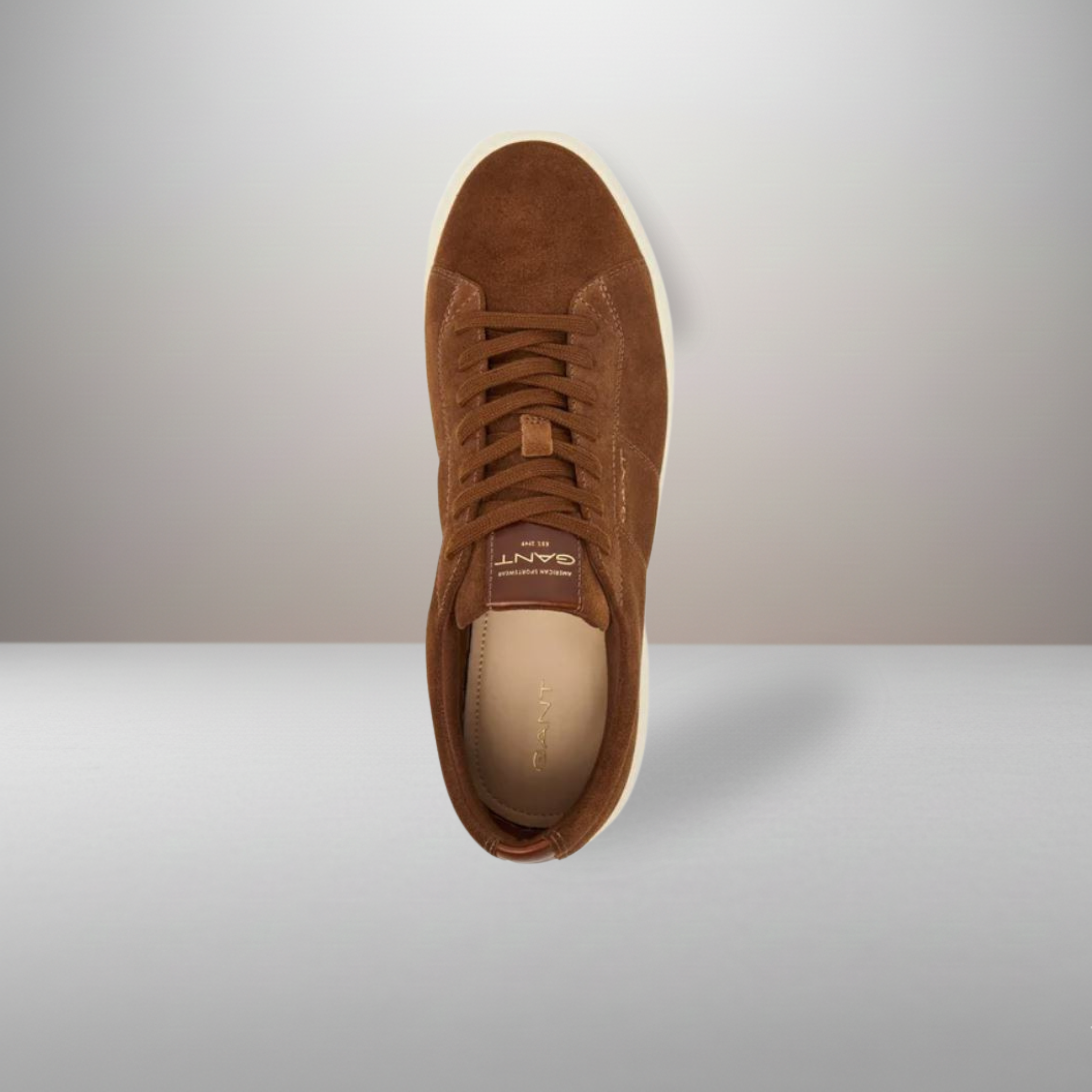 Zapatillas Gant Joree marrón talla 43 vista superior de la plantilla de piel y horma