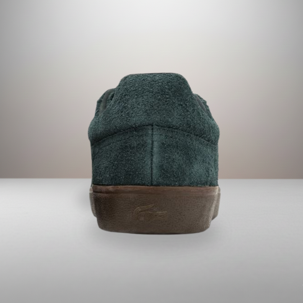 Zapatillas Lacoste Baseshot 224 verde talla 41 vista trasera del talón