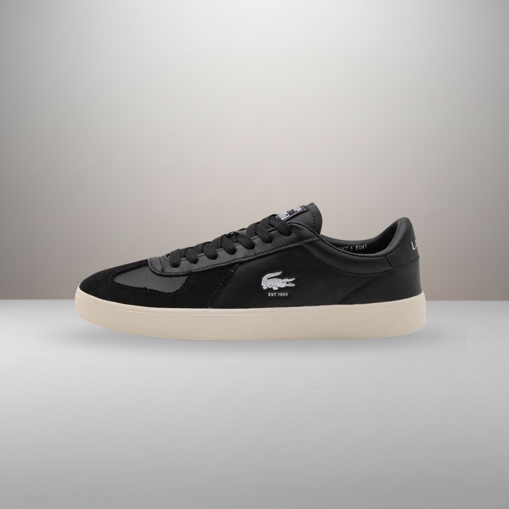 Zapatillas Lacoste Baseshot Pro 125 negro talla 41 vista lateral exterior