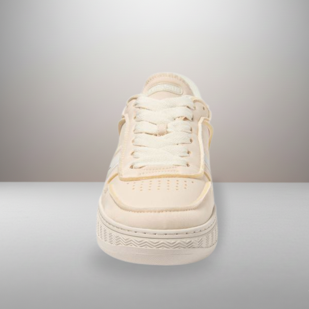 Zapatillas Lacoste L001 Crafted crema talla 40 vista delantera de la puntera