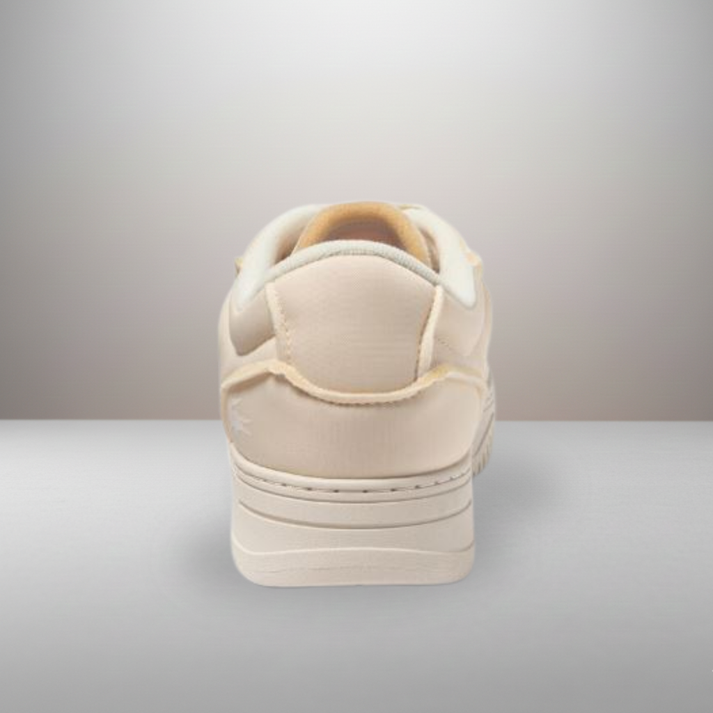 Zapatillas Lacoste L001 Crafted crema talla 40 vista trasera del talón