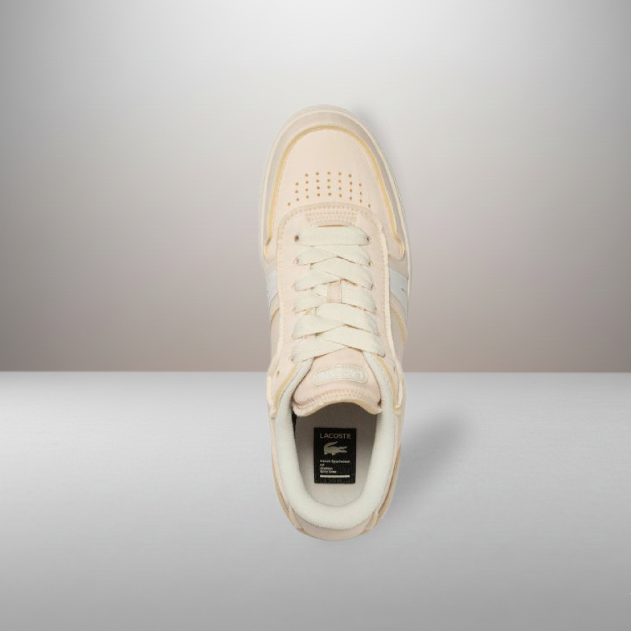 Zapatillas Lacoste L001 Crafted crema talla 40 vista superior