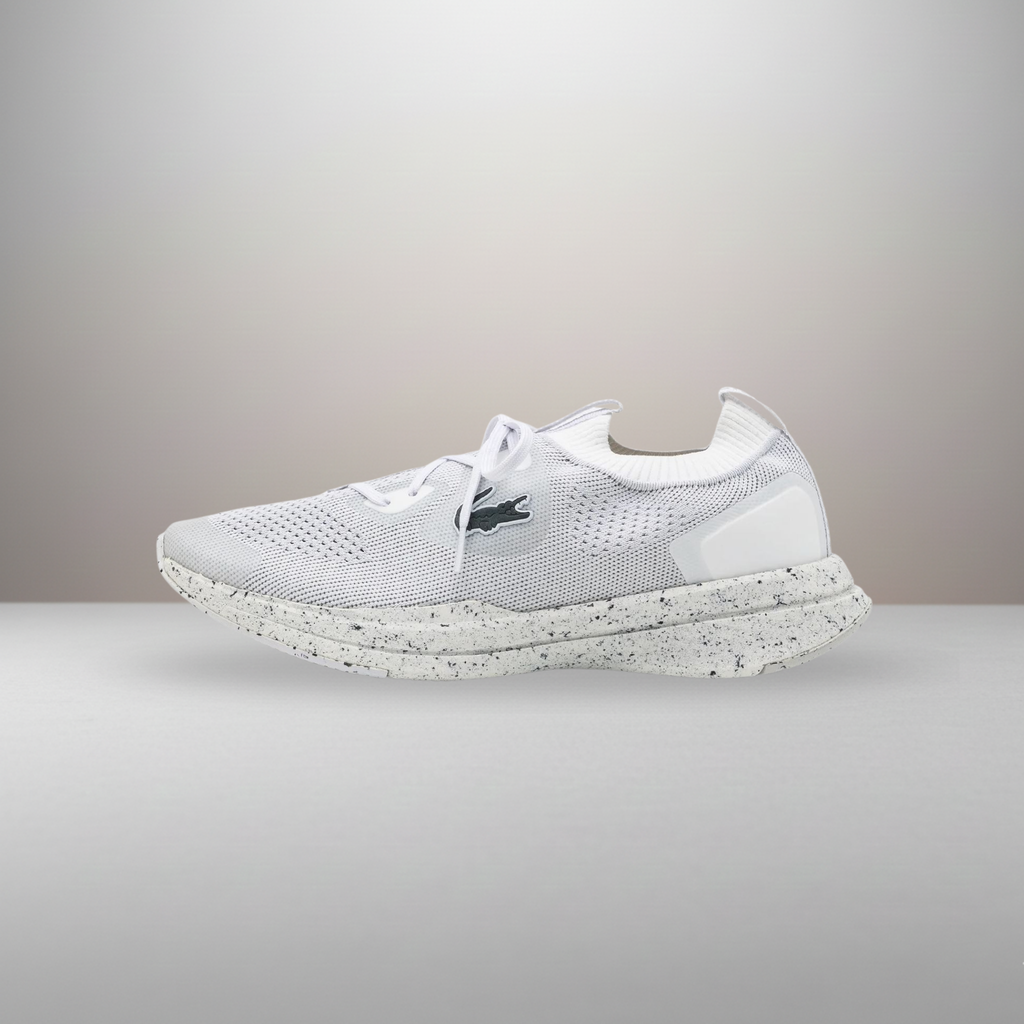 Zapatillas Lacoste Neo Run blanco talla 42 vista lateral exterior con diseño deportivo contemporáneo