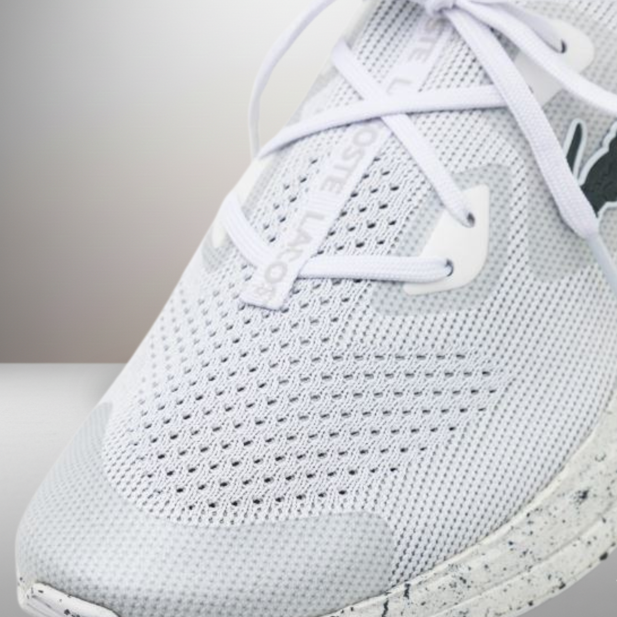 Zapatillas Lacoste Neo Run blanco talla 42 vista delantera de la puntera reforzada