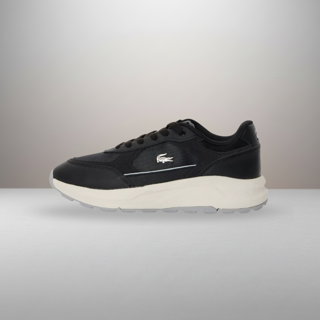 Zapatillas Lacoste Run Set negro talla 43 vista lateral exterior