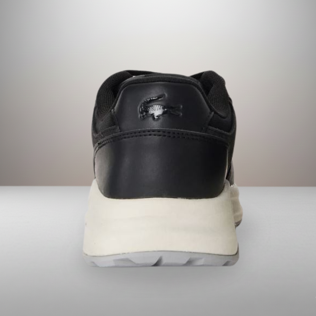 Zapatillas Lacoste Run Set negro talla 43 vista trasera del talón