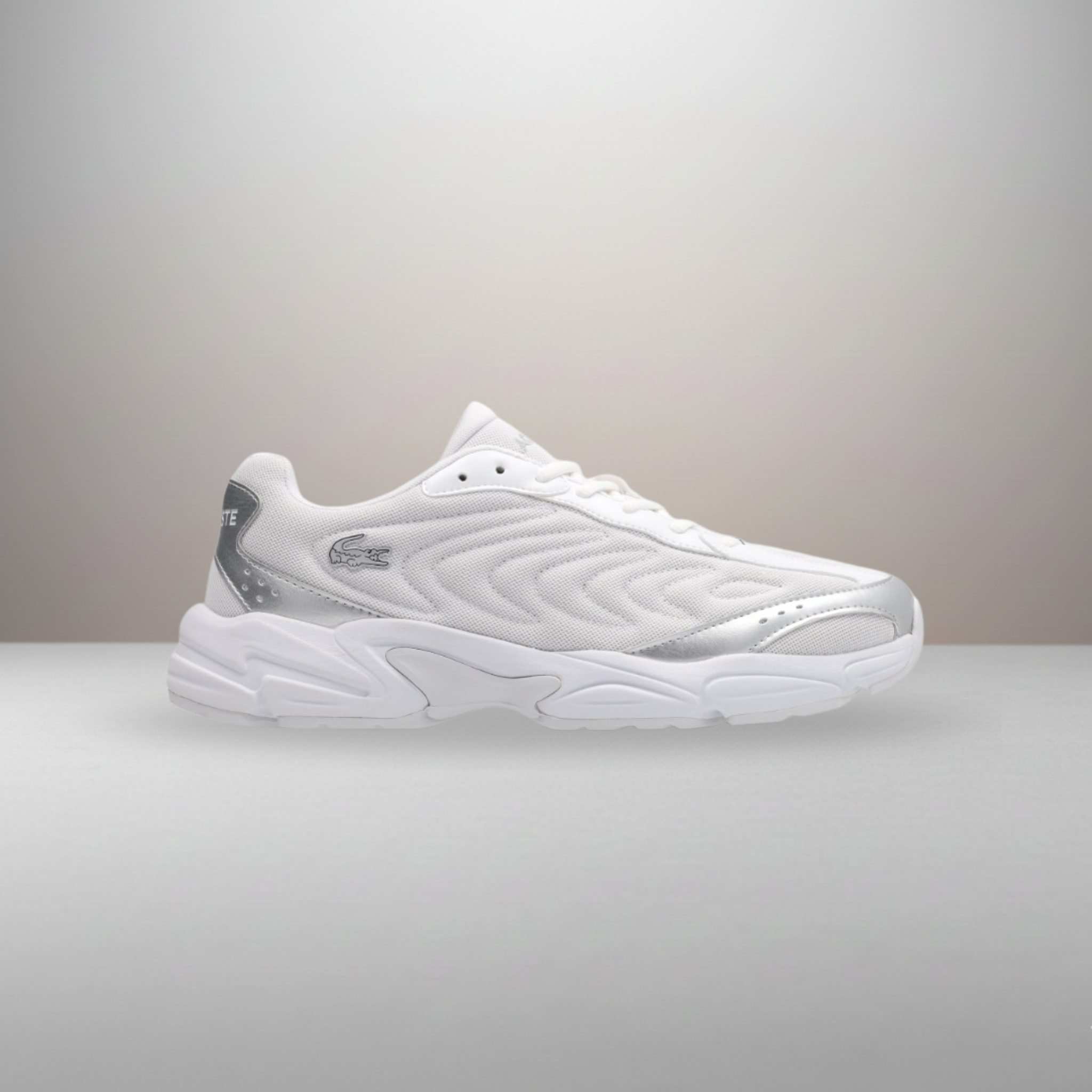 Zapatillas Lacoste Storm 2K Lite blanco talla 43 vista lateral exterior