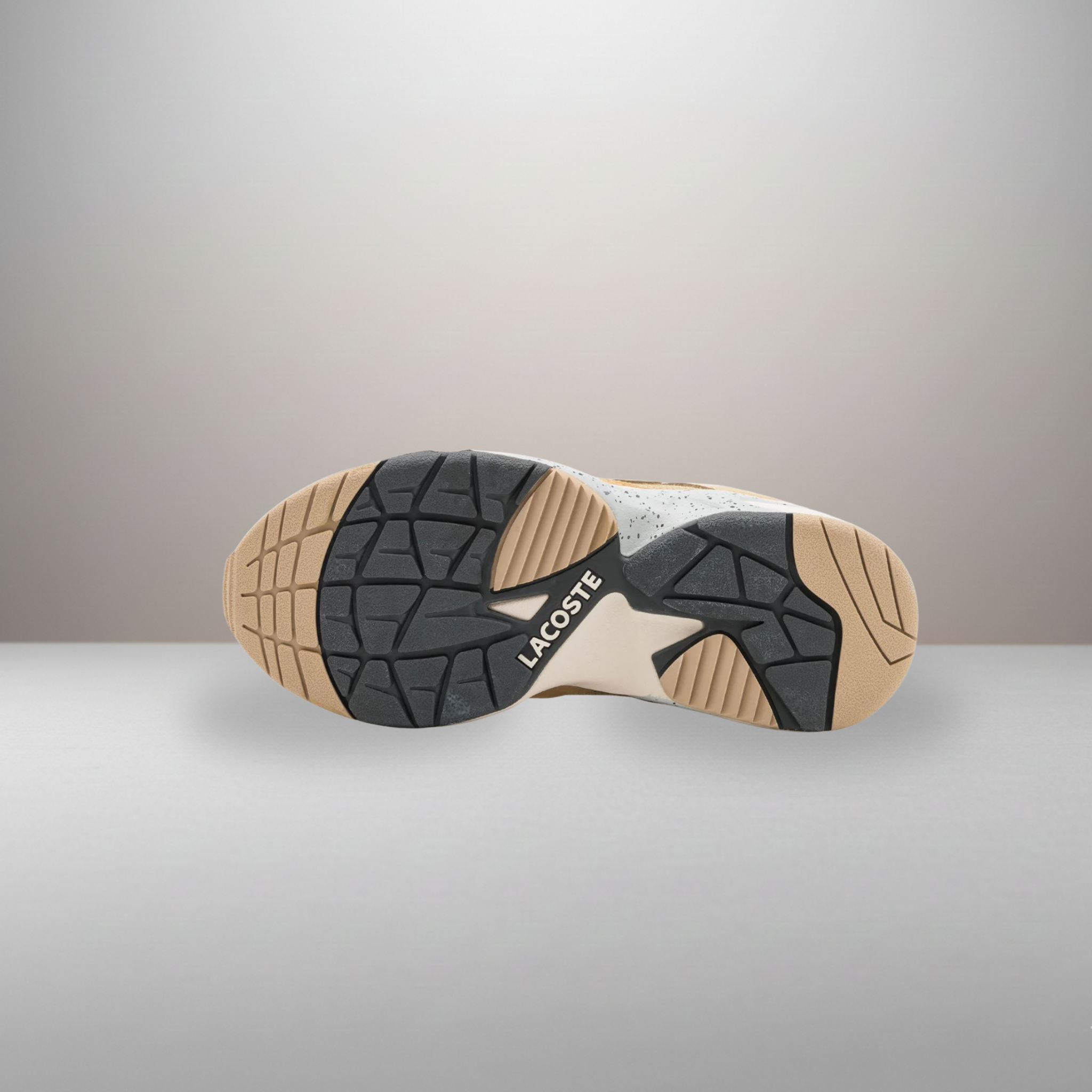 Zapatillas Lacoste Storm 96 crema talla 42 detalle de la suela