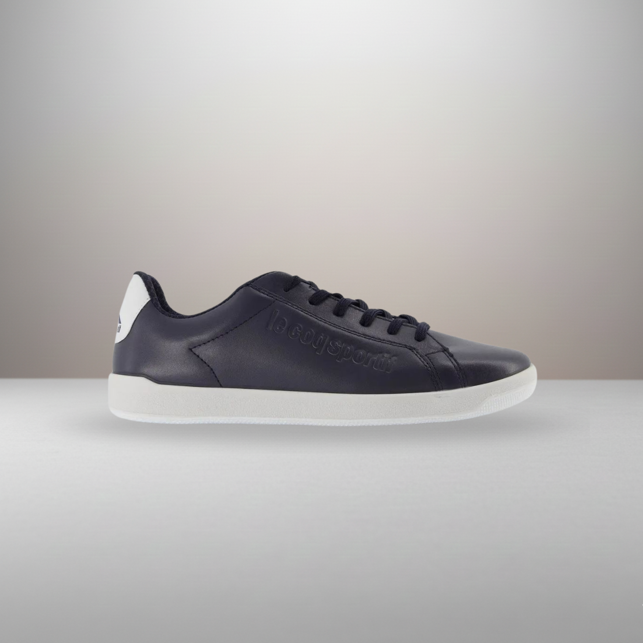 Zapatillas Le Coq Sportif Courtgalo azul oscuro talla 45 vista lateral exterior