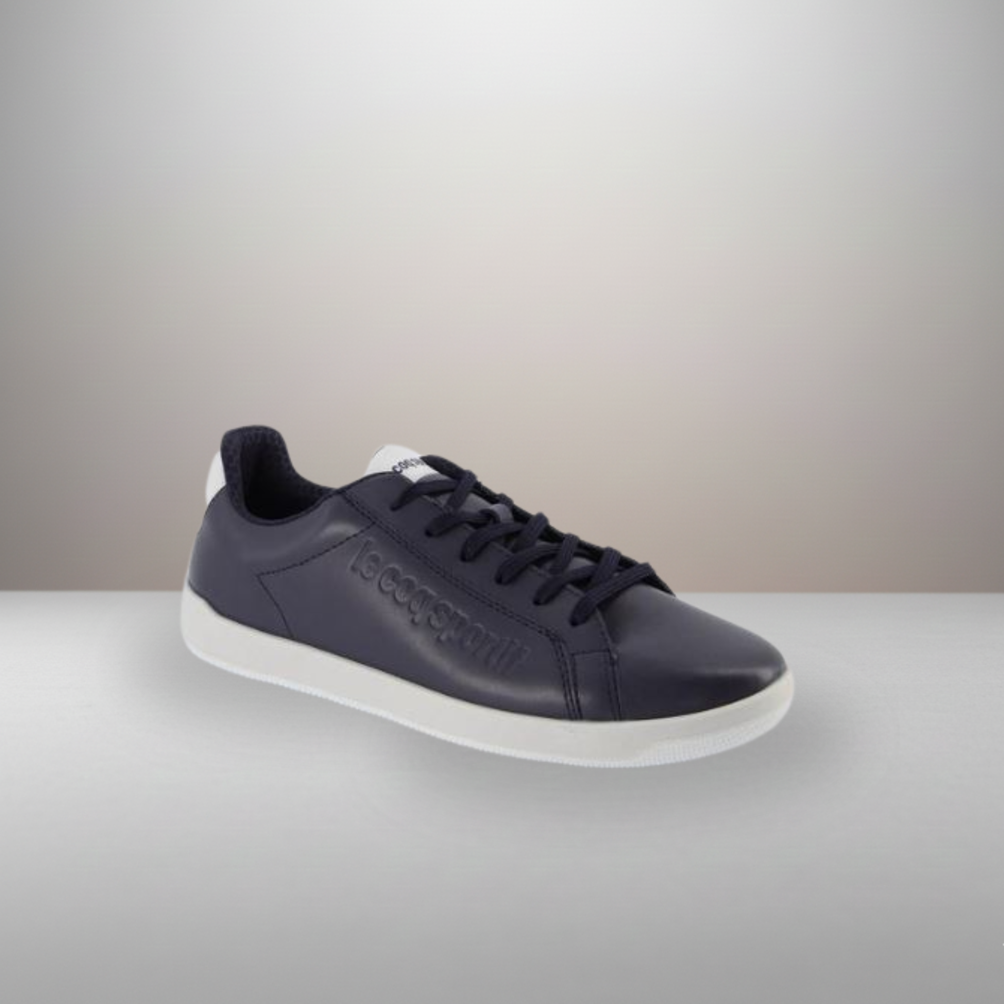 Zapatillas Le Coq Sportif Courtgalo azul oscuro talla 45 vista lateral interior