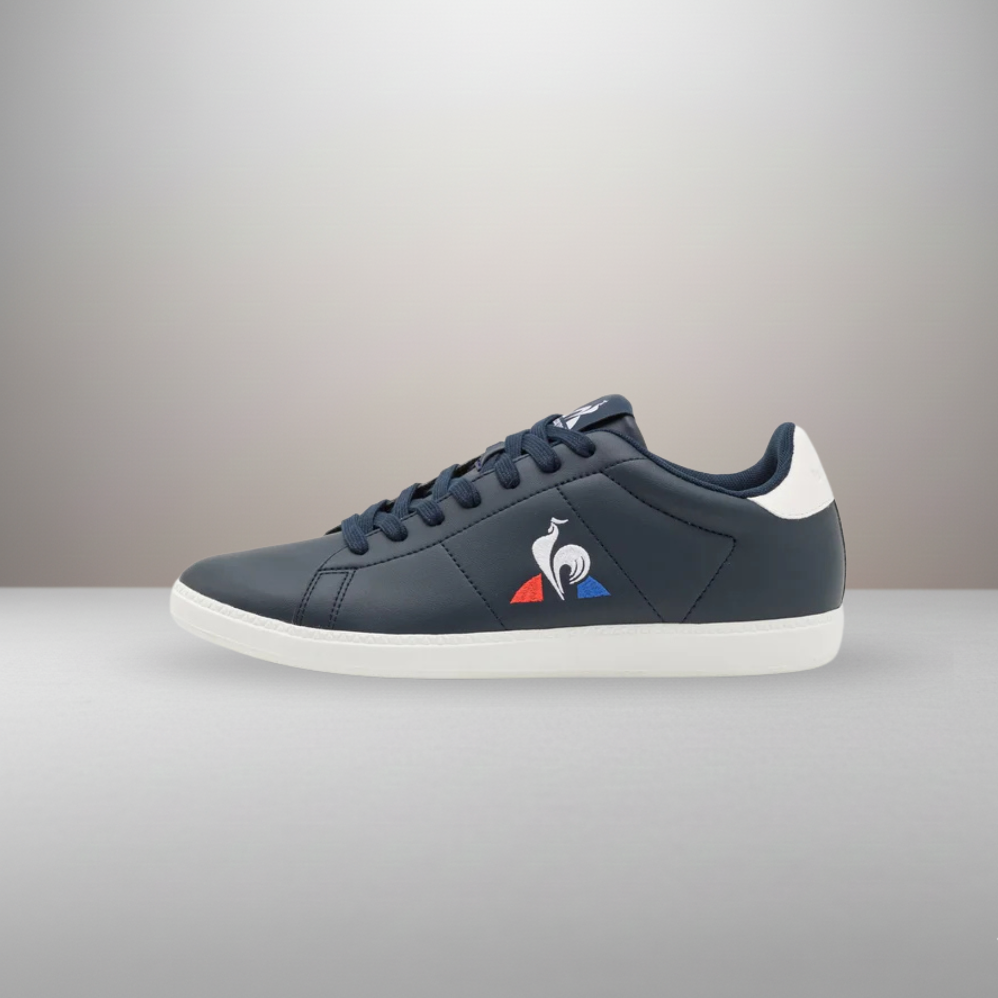 Zapatillas Le Coq Sportif Courtset 2 azul talla 42 vista lateral exterior
