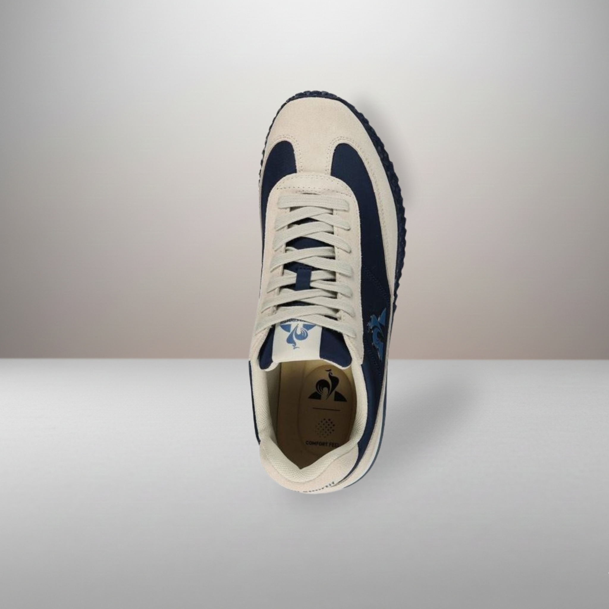 Zapatillas Le Coq Sportif Veloce azul/blanco talla 44 vista superior