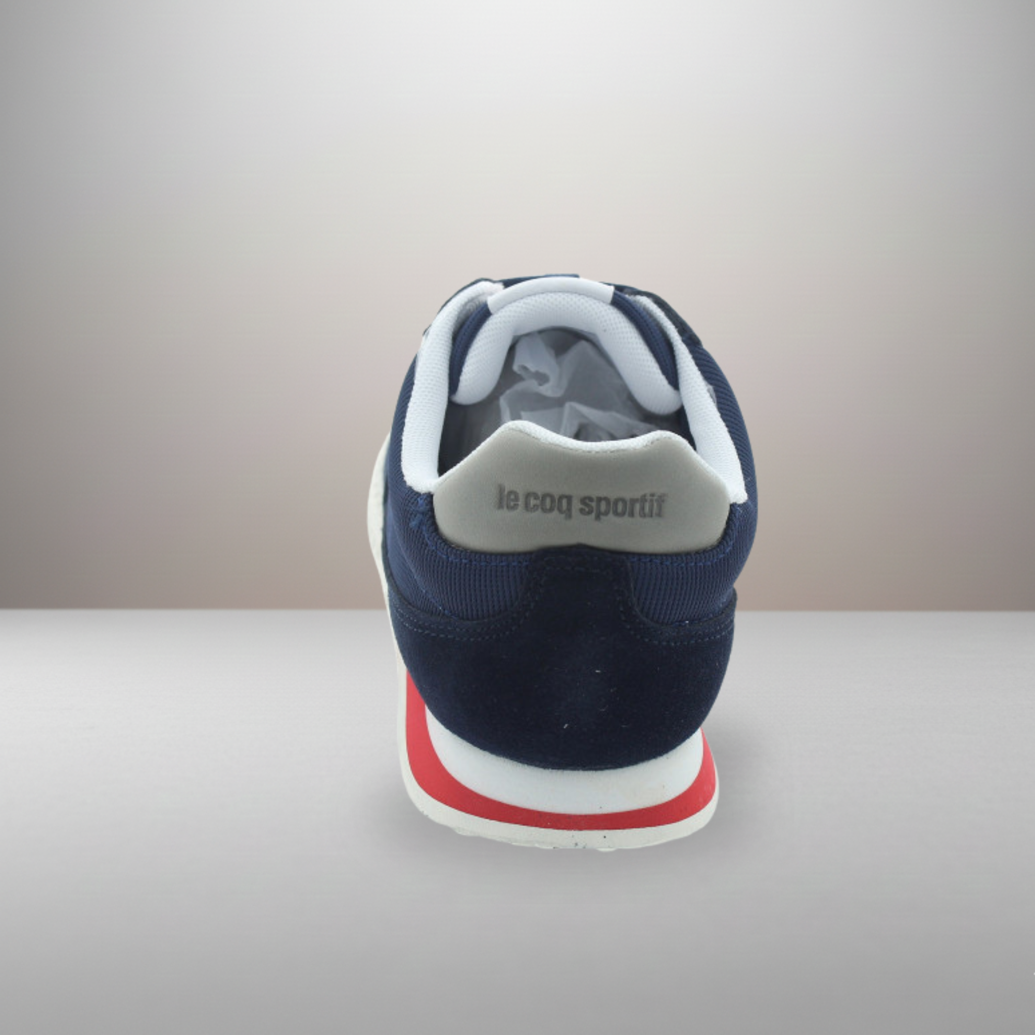 Zapatillas Le Coq Sportif Veloce azul talla 43 vista trasera del talón