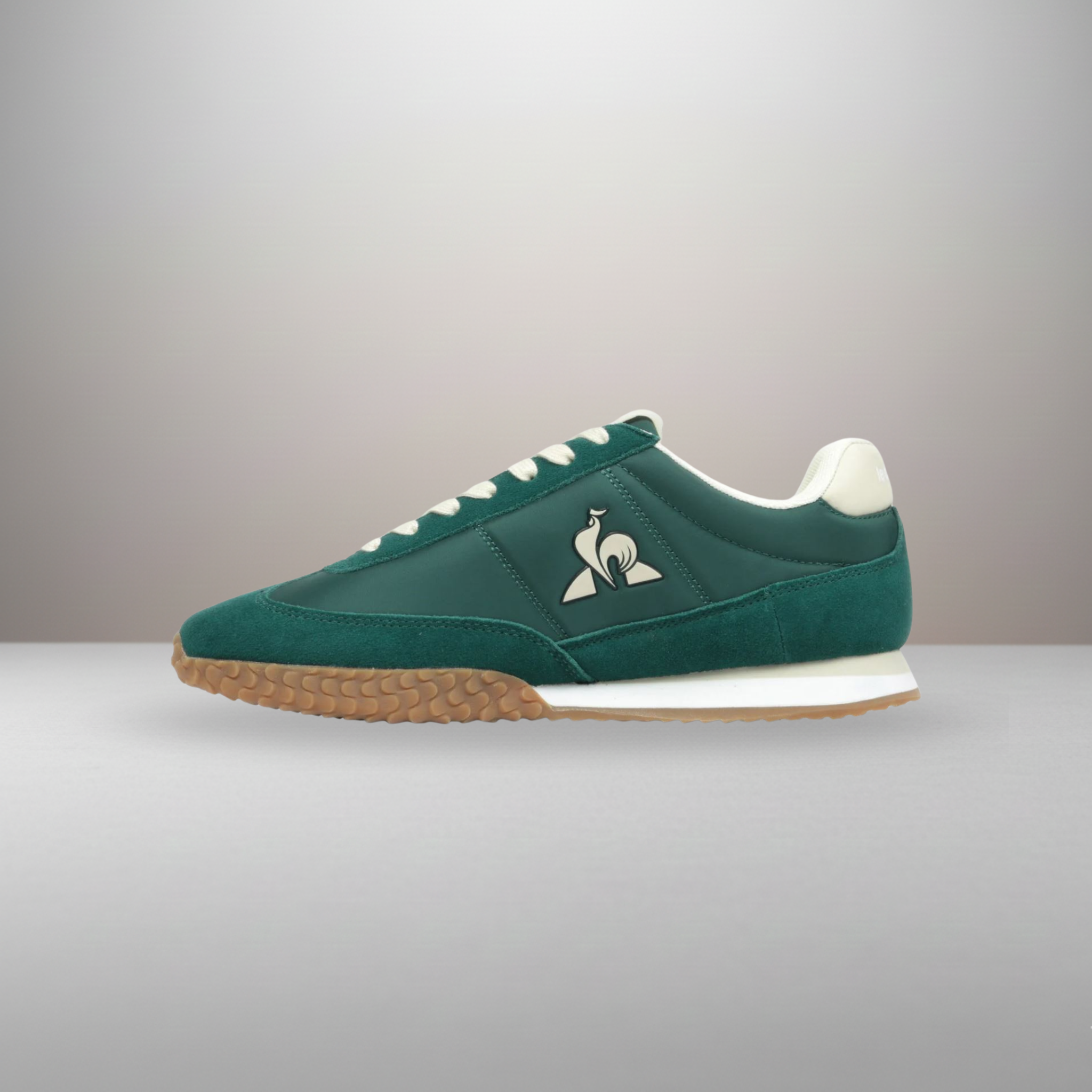 Zapatillas Le Coq Sportif Veloce verde talla 45 vista lateral exterior