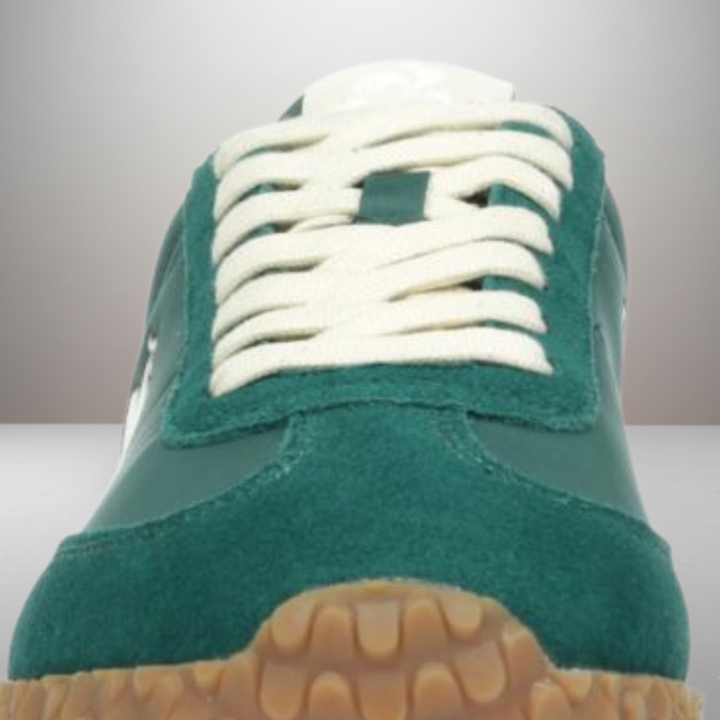 Zapatillas Le Coq Sportif Veloce verde talla 45 vista delantera de la puntera