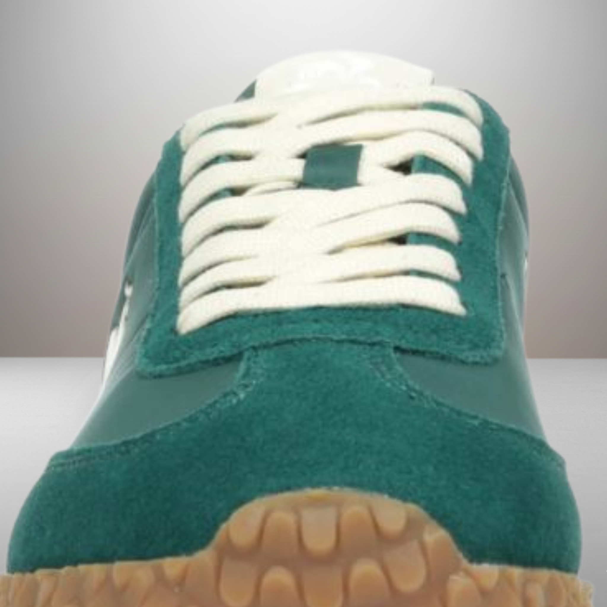 Zapatillas Le Coq Sportif Veloce verde talla 45 vista delantera de la puntera