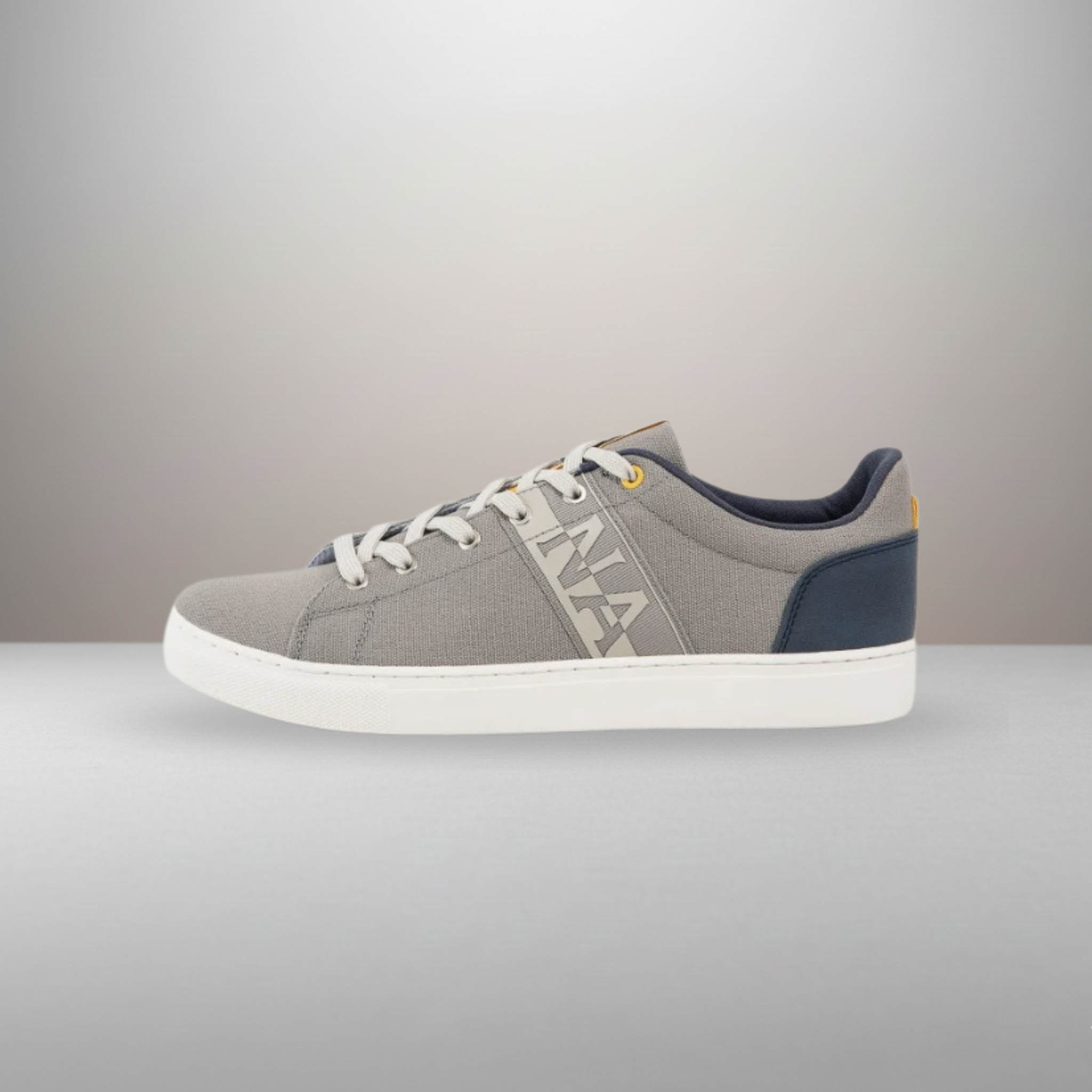Zapatillas Napapijri Birch gris talla 40 vista lateral exterior