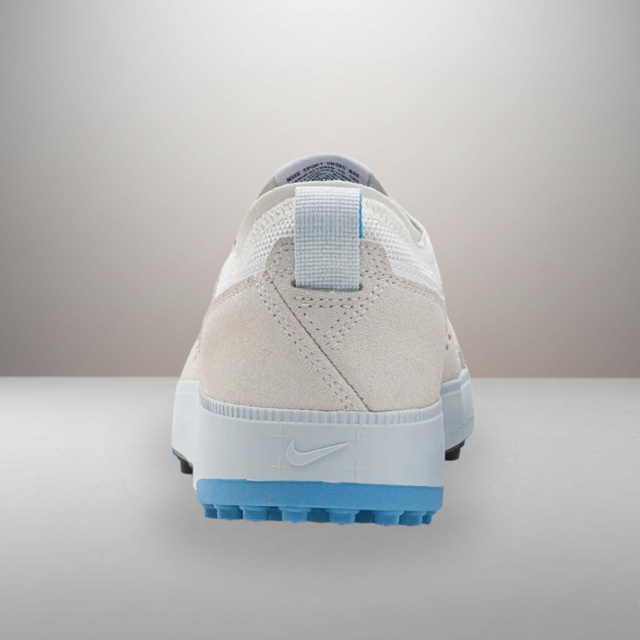 Zapatillas Nike City Caution Tape blanco talla 45.5 vista trasera del talón