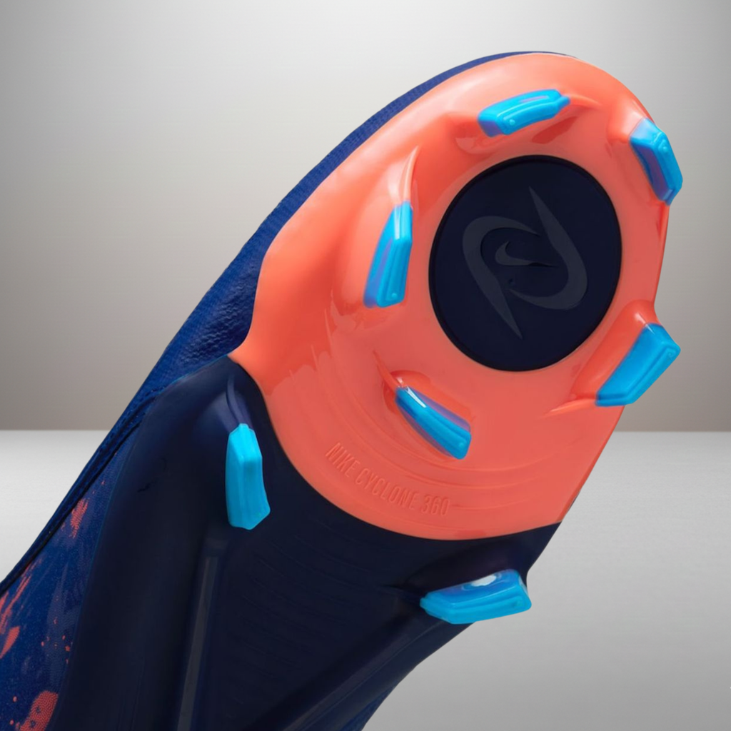 Zapatillas Nike Phantom GX2 Academy azul talla 44 detalle de la suela de cerca