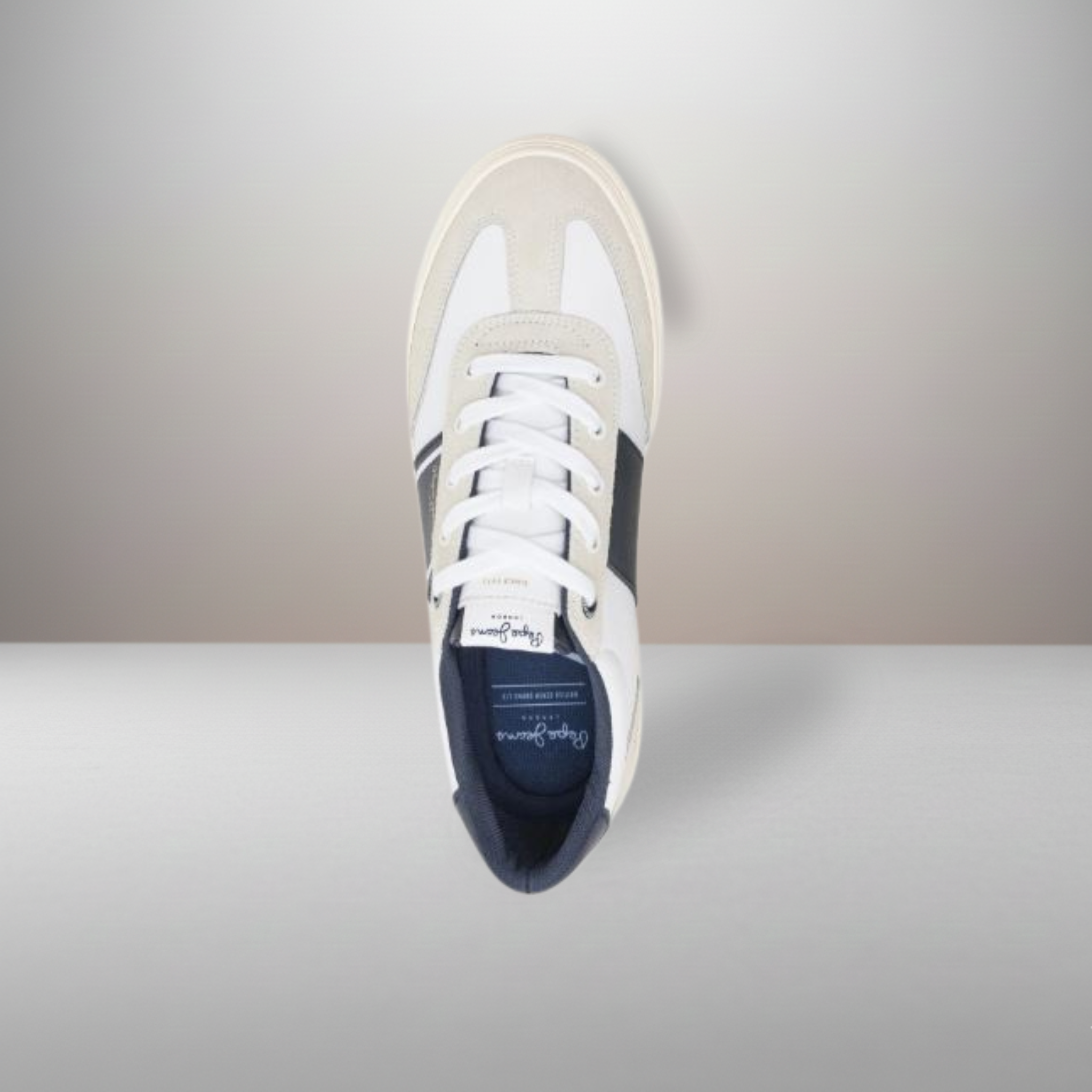 Zapatillas Pepe Jeans Kenton Club blanco talla 43 vista superior