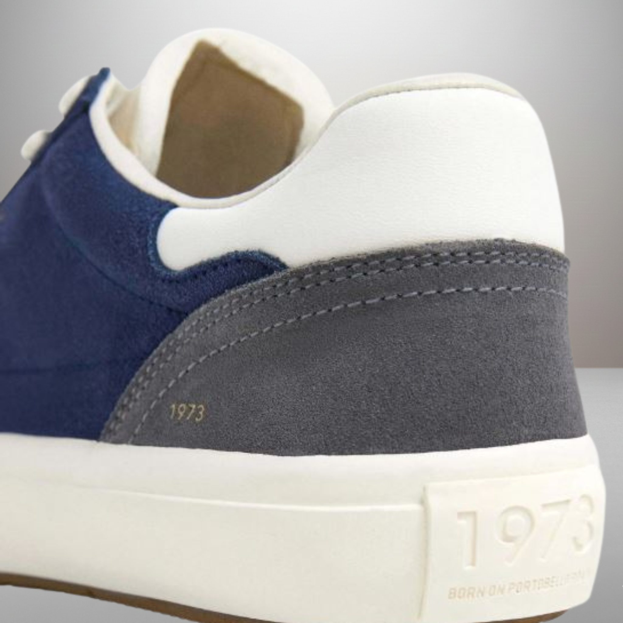 Zapatillas Pepe Jeans Travis City azul talla 41 vista trasera del talón