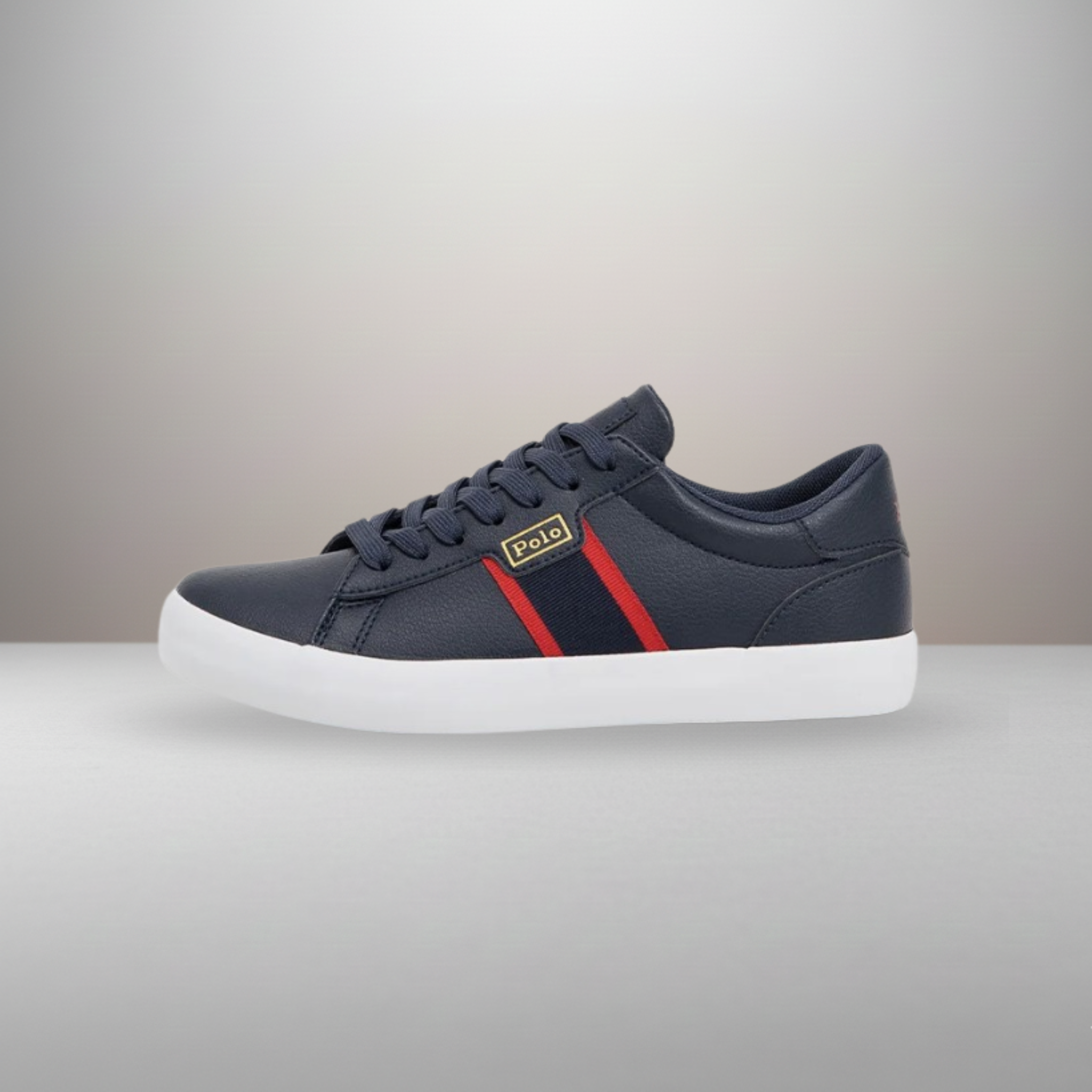 Zapatillas Polo Ralph Lauren Gregot azul marino talla 40 vista lateral exterior