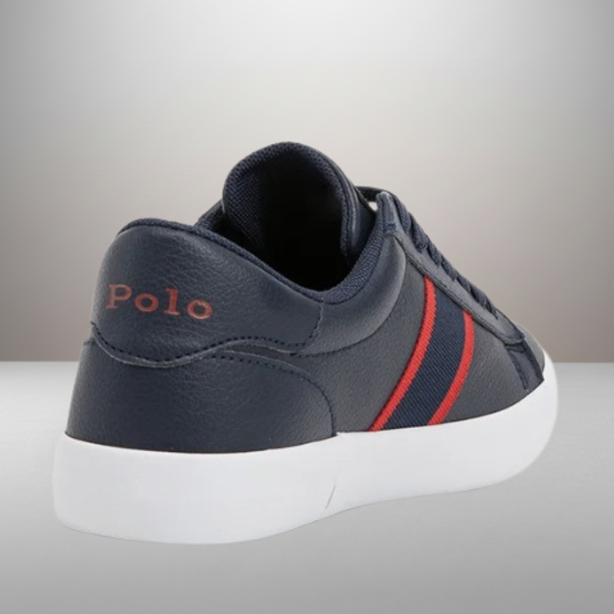 Zapatillas Polo Ralph Lauren Gregot azul marino talla 40 vista trasera del talón