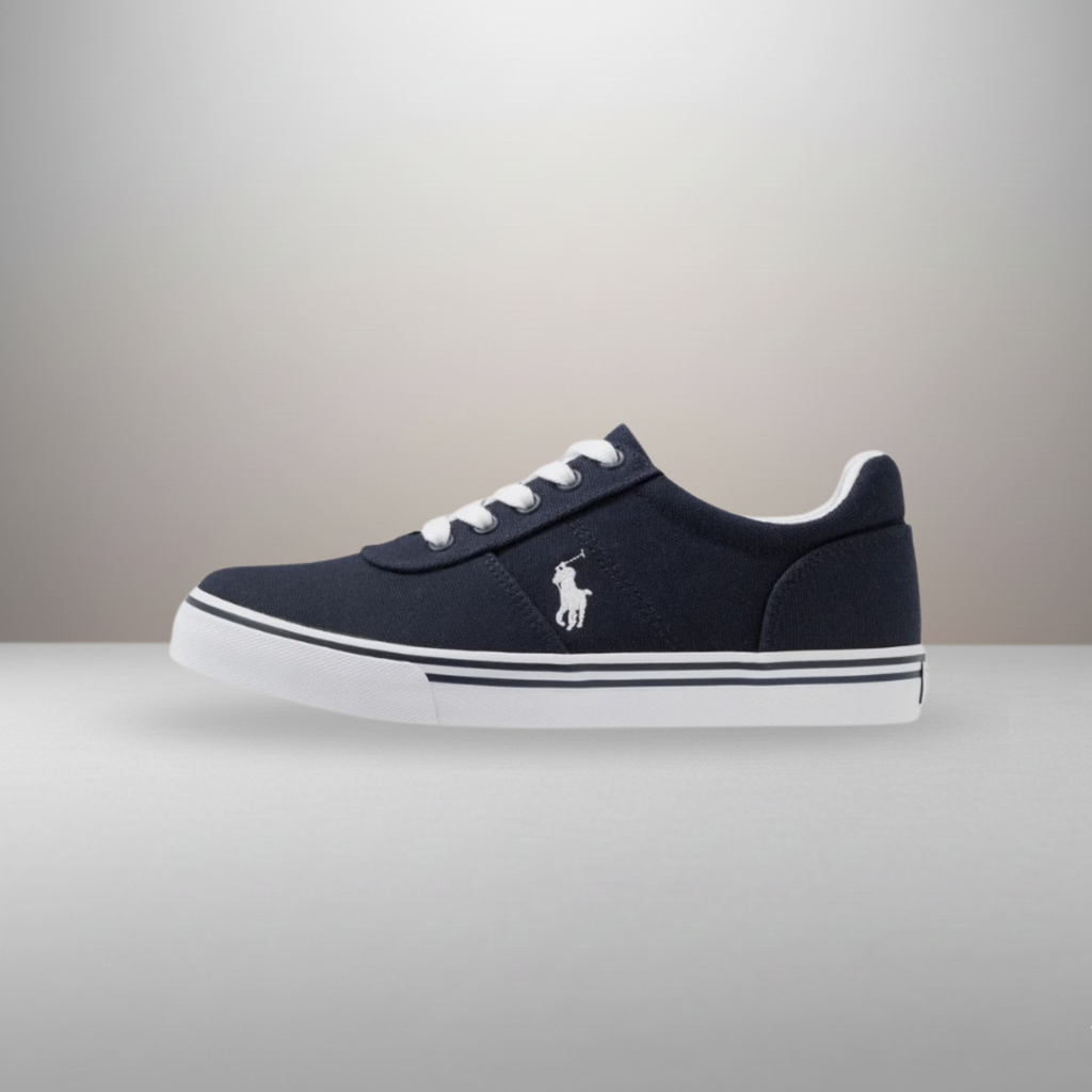 Zapatillas Polo Ralph Lauren Hanford azul marino talla 40 vista lateral exterior