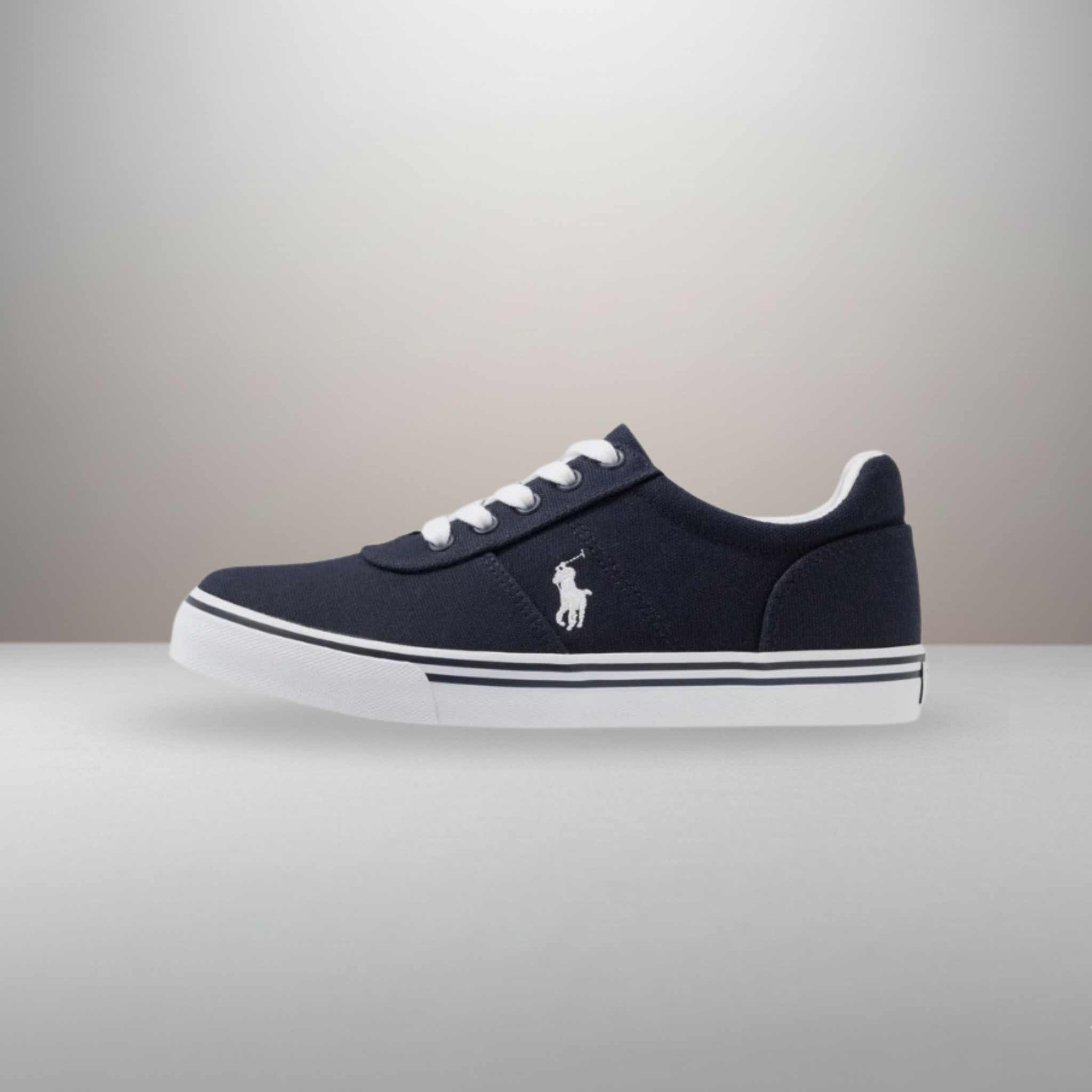 Zapatillas Polo Ralph Lauren Hanford azul marino talla 40 vista lateral exterior