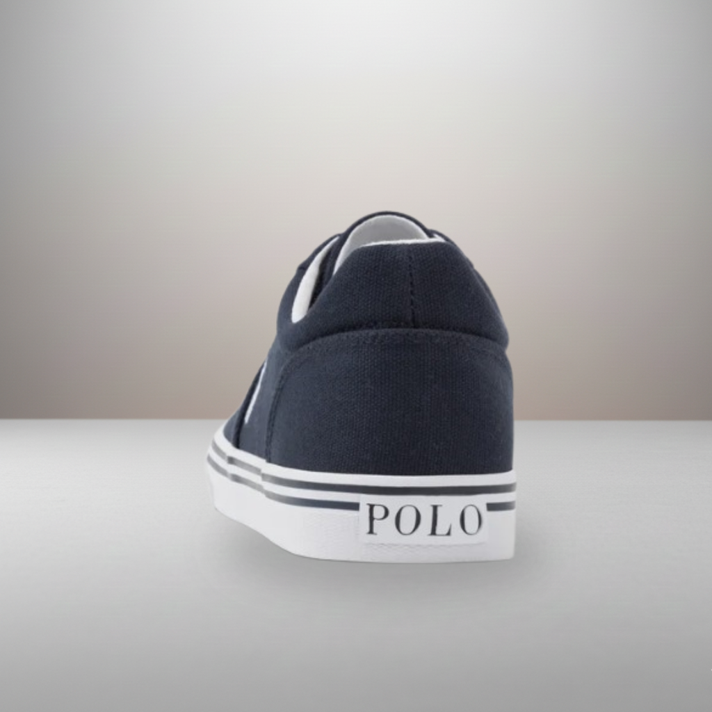 Zapatillas Polo Ralph Lauren Hanford azul marino talla 40 vista trasera del talón