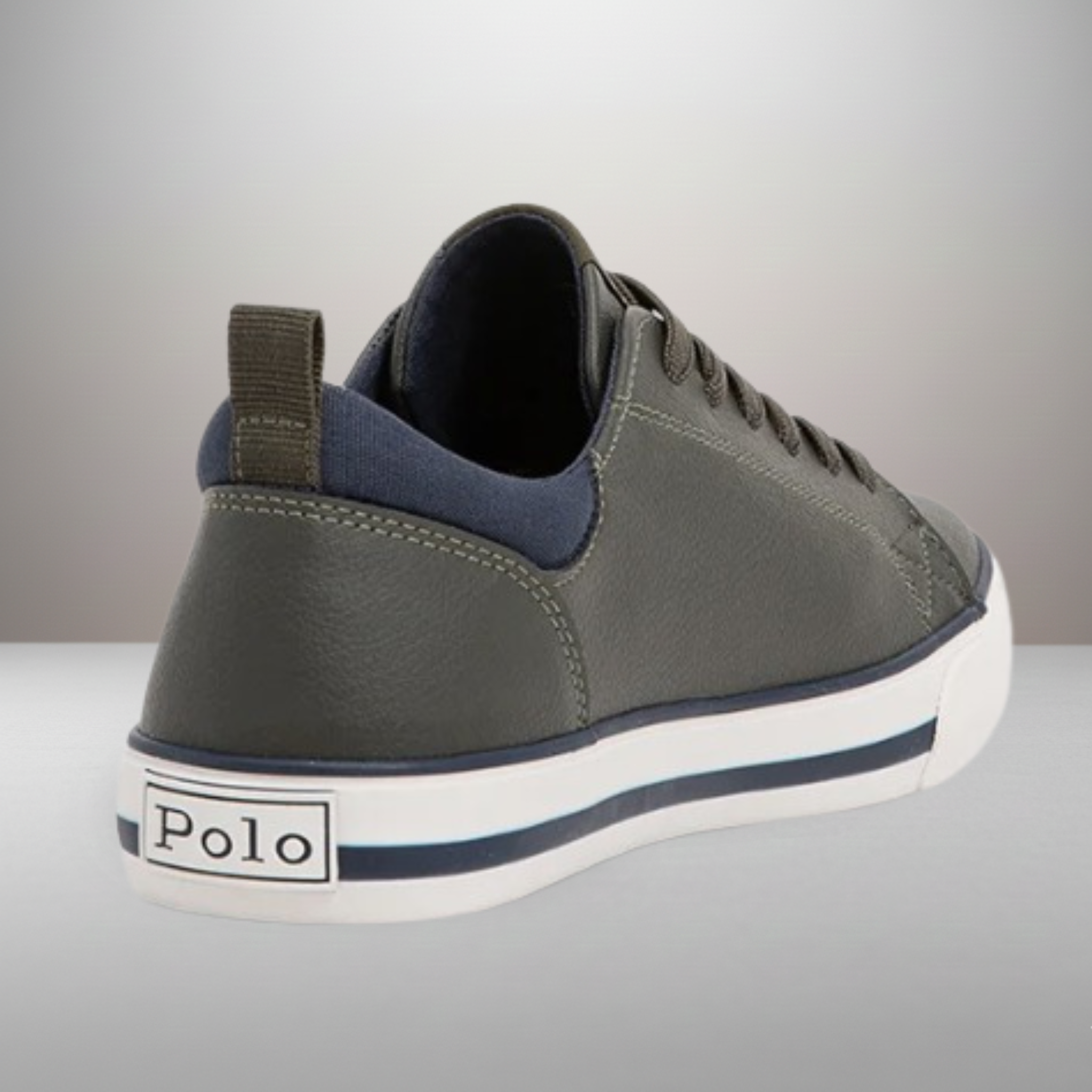 Zapatillas Polo Ralph Lauren Prestyn verde talla 40 vista trasera del talón
